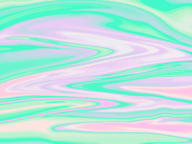 istock Holographic abstract background in pastel, neon color . Vector illustration for poster, brochure, invitation, cover book, catalog. 910009246