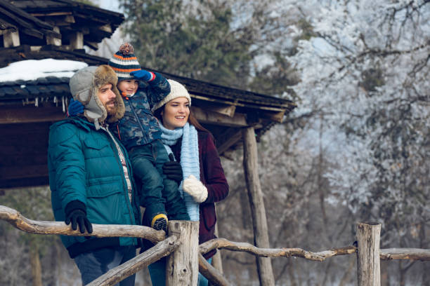 istock Winter family portrait 910030600