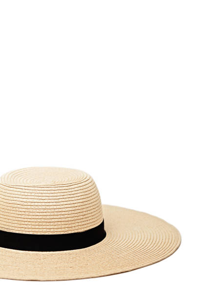 istock Summer female hat on isolated background. 910053688