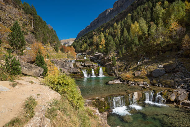 istock Waterfall in Ordesa and monte perdido National park, Huesca, Spain. 910060994