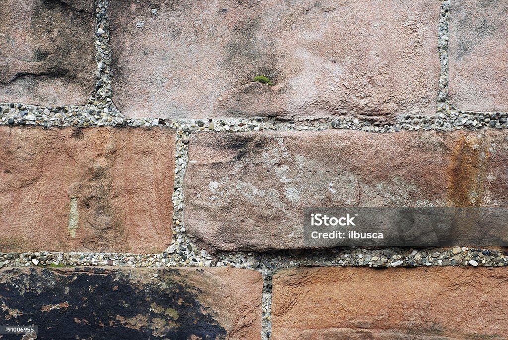 British antiga Muralha romana em Chester - Foto de stock de Antigo royalty-free