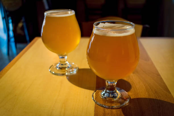 istock Close-Up Of Beer In Glasses On Table 910098520