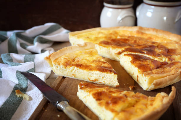 istock Norman Camembert cheese tart 910121606