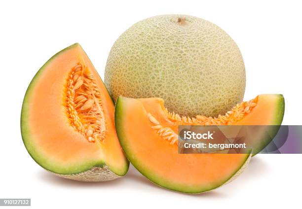 Cantaloupe Meloen Stockfoto en meer beelden van Cantaloupe-meloen - Cantaloupe-meloen, Meloen, Uitsnede