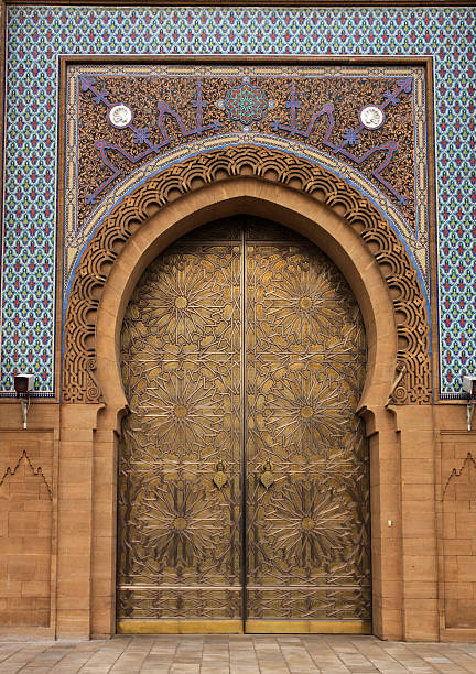 istock Gate at Royal palace in Rabat 91012978