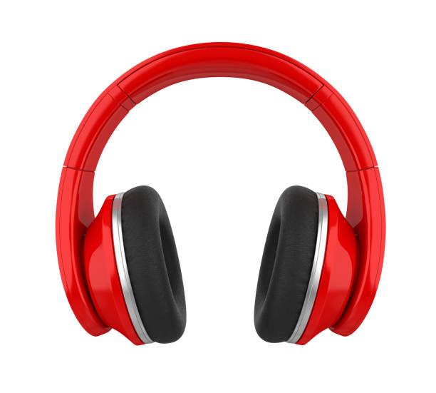 istock Red Headphones Isolated 910130928