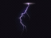 istock 3D vector realistic illustration of lightning 910132910