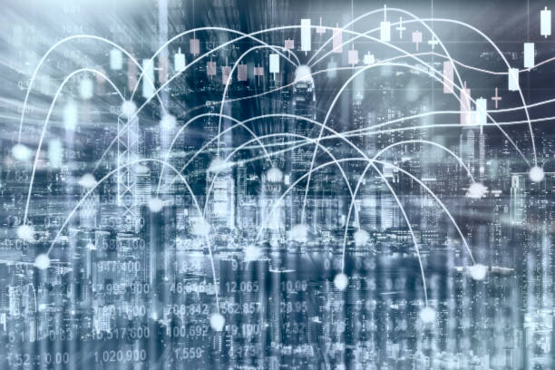 istock Business networking connection concept and Wi-Fi in city.Technology communication with cityscape background. 910132920