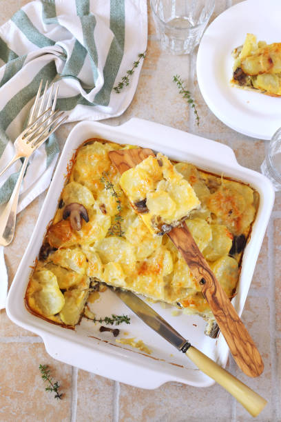 istock Vegetable potato and mushroom gratin 910148134