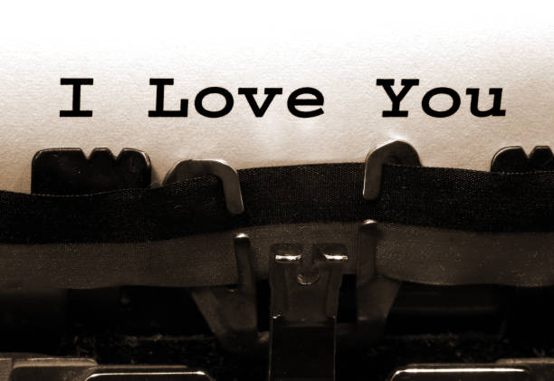 istock I Love You written with the old typewriter 910156002