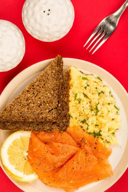 Photo of Smoked Salmon and Scrambled Eggs