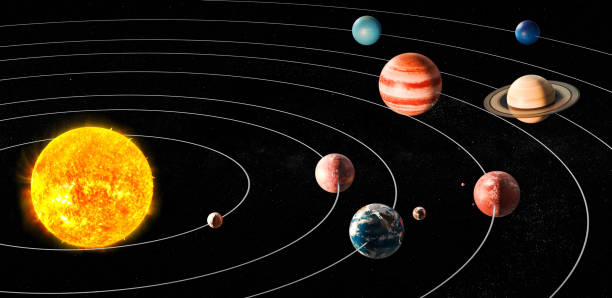 istock Sun and planets of the solar system, 3D rendering 910174126