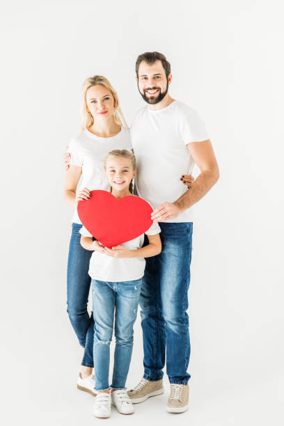 istock family with heart symbol 910175034