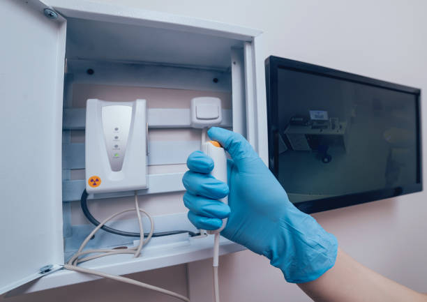 istock Dental panoramic radiographer equipment. Dental office 910188404