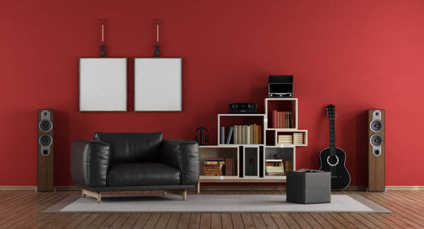 Red music room