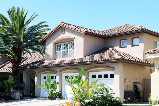Executive home in California stock photo
