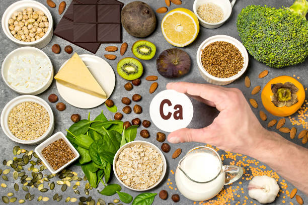 istock Food rich in calcium 910196894