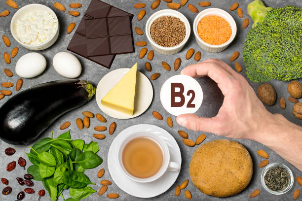 istock Food rich in vitamin B2 910197052