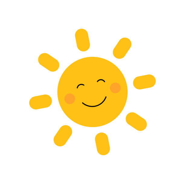 no homework sign clipart Cute sun with smile Cute sun with smile. Vector illustration no homework clipart stock illustrations
