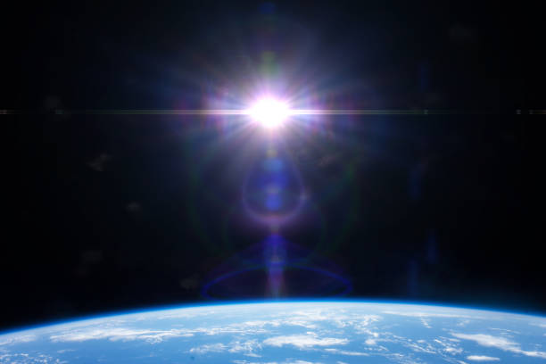 istock planet Earth lit by the bright Sun 910211328