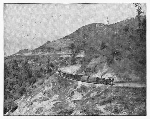 istock The Darjeeling Himalayan Railway in India, India - British Era 910214220