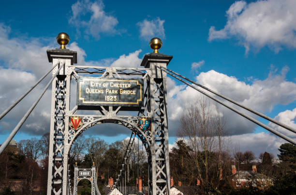 Queens Park Suspension Bridge, Chester