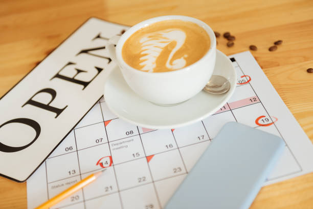 istock Hot tasty cup of coffee lying and exhausting on table 910229500