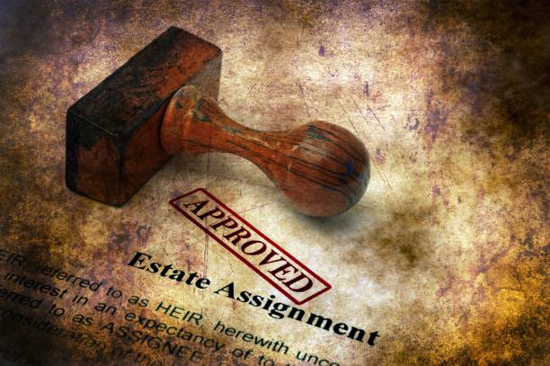 Estate assignment - approved grunge concept Estate assignment - approved grunge concept 1 regulations the necessary evil stock pictures, royalty-free photos & images
