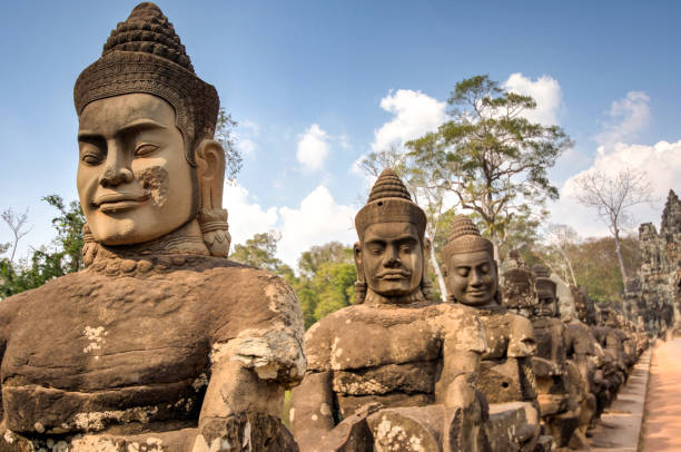 istock Angkor South Gate Wat temple, Siem Reap, Cambodia 910251788