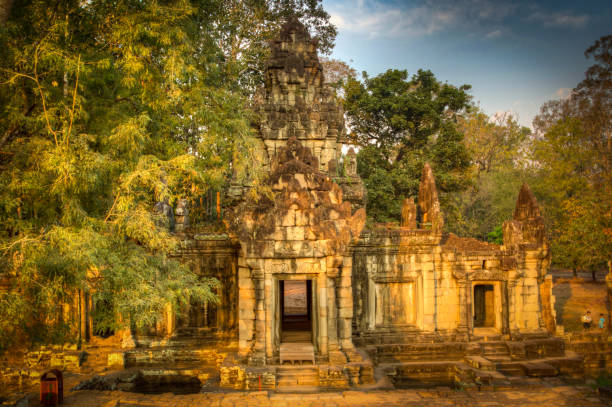 Angkor Wat temple, Siem Reap, Cambodia stock photo