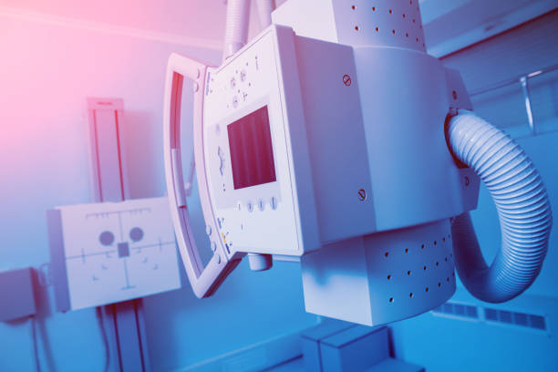 istock X-ray room in a hospital. Classic ceiling-mounted x-ray system. 910252572