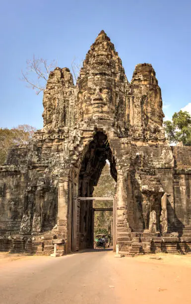 Prasat Bayon Khmer temple, Angkor Thom, Siem reap, Cambodia