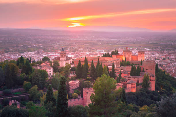 istock Alhambra at sunset in Granada, Andalusia, Spain 910265958