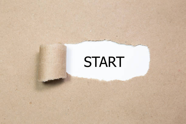 istock The word start written on torn paper 910266110