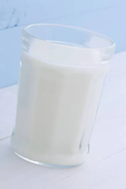 Delicious fresh milk, one of the primary sources of nutrition.