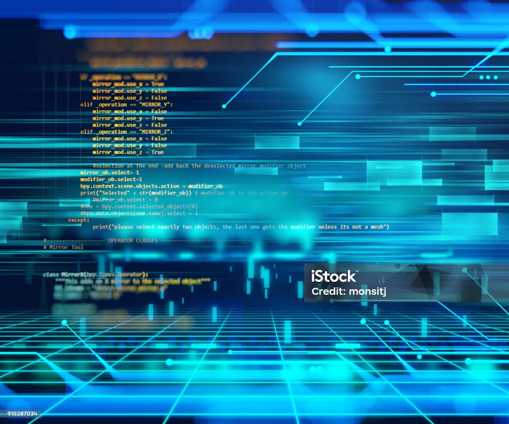 Programming Code Abstract Technology Background Of Software Developer ...