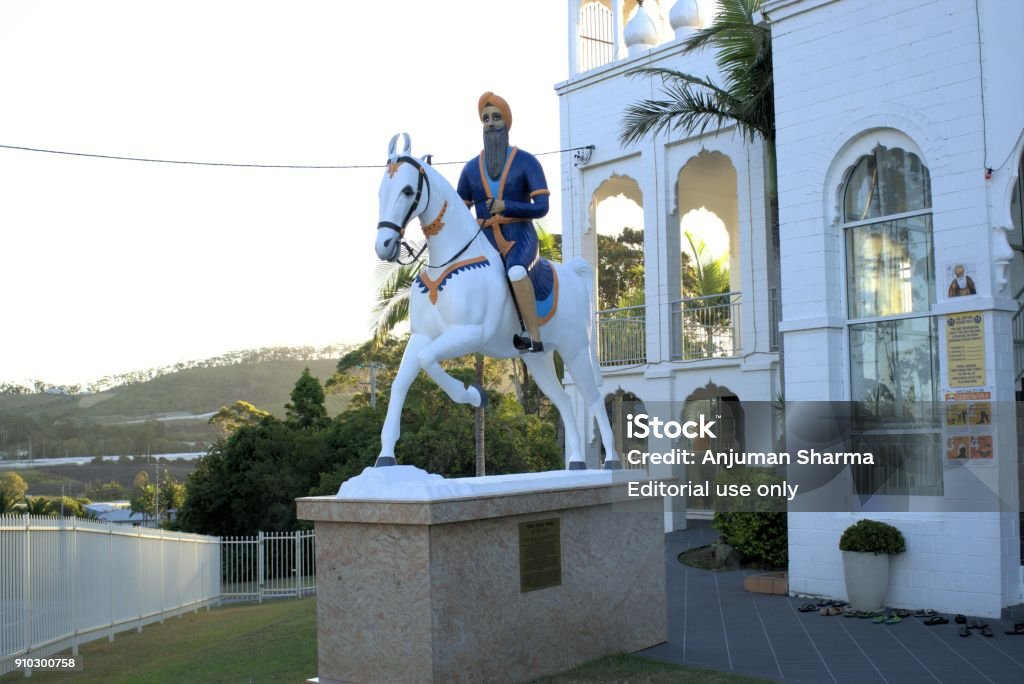 Sikh Warrior Statue Of Hari Singh Nalwa At Sikh Temple Stock Photo -  Download Image Now - iStock