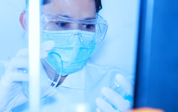 istock The scientist test or science research,science concept,science education and science background. 910314872