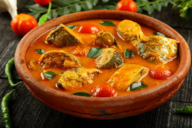 istock Traditional south Indian fish curry 910315282