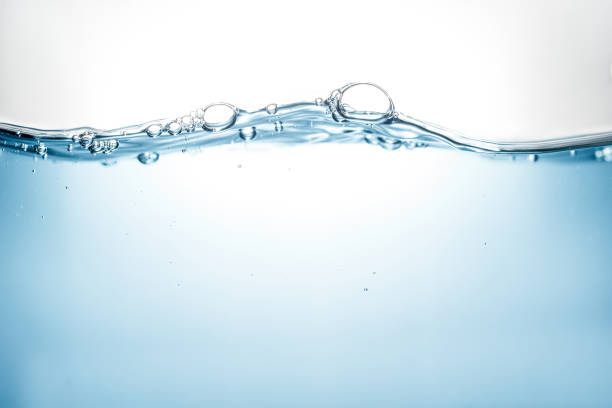 istock Blue water wave and bubbles to clean drinking water 910321296