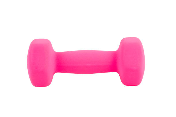 Close-Up Of Pink Dumbbell