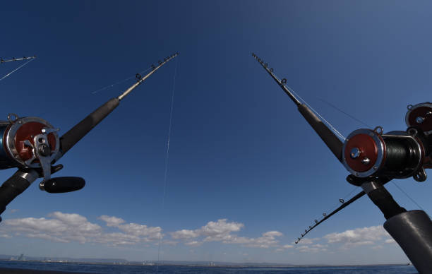 Fishing Rod & Reel on a Charter Boat.
