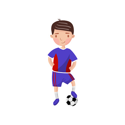 Ilustración de Niño Jugando Al Fútbol Niños Vectores De Dibujos Animados De Actividad  Física Ilustración y más Vectores Libres de Derechos de Alemania - iStock