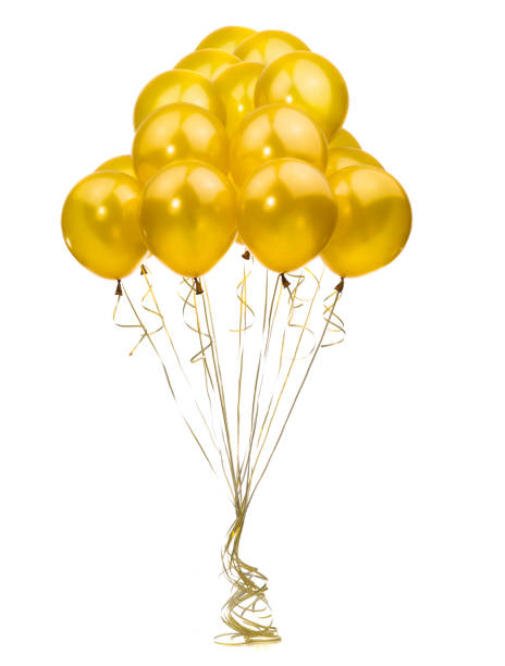 istock golden balloons on a white 910325974