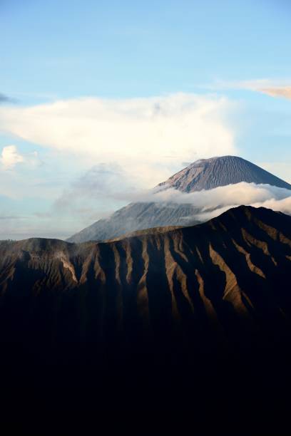 Crater of Mount Sumeru in Bromo Tengger Semeru National Park, Indonesia, Java Crater of Mount Sumeru in Bromo Tengger Semeru National Park, Indonesia, Java sumeru stock pictures, royalty-free photos & images