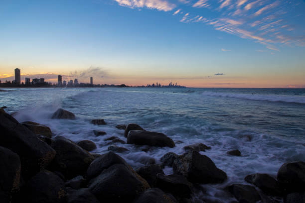 istock Burleigh Heads Sunset at Gold Coast 910336208