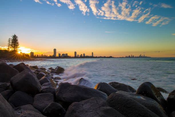 Burleigh Heads Sunset at Gold Coast