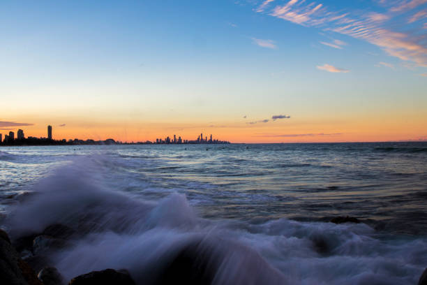 istock Burleigh Heads Sunset at Gold Coast 910336474