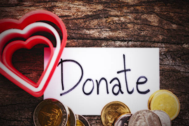 istock Donate word,money and heart. 910336928