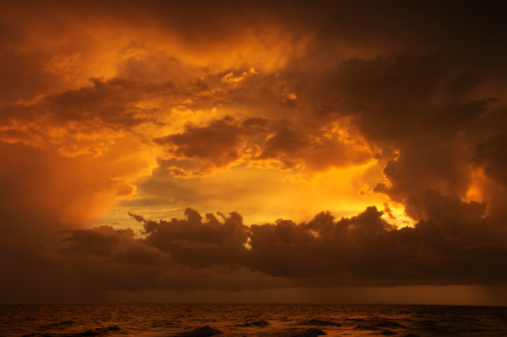 Punta Cana beach at sunset